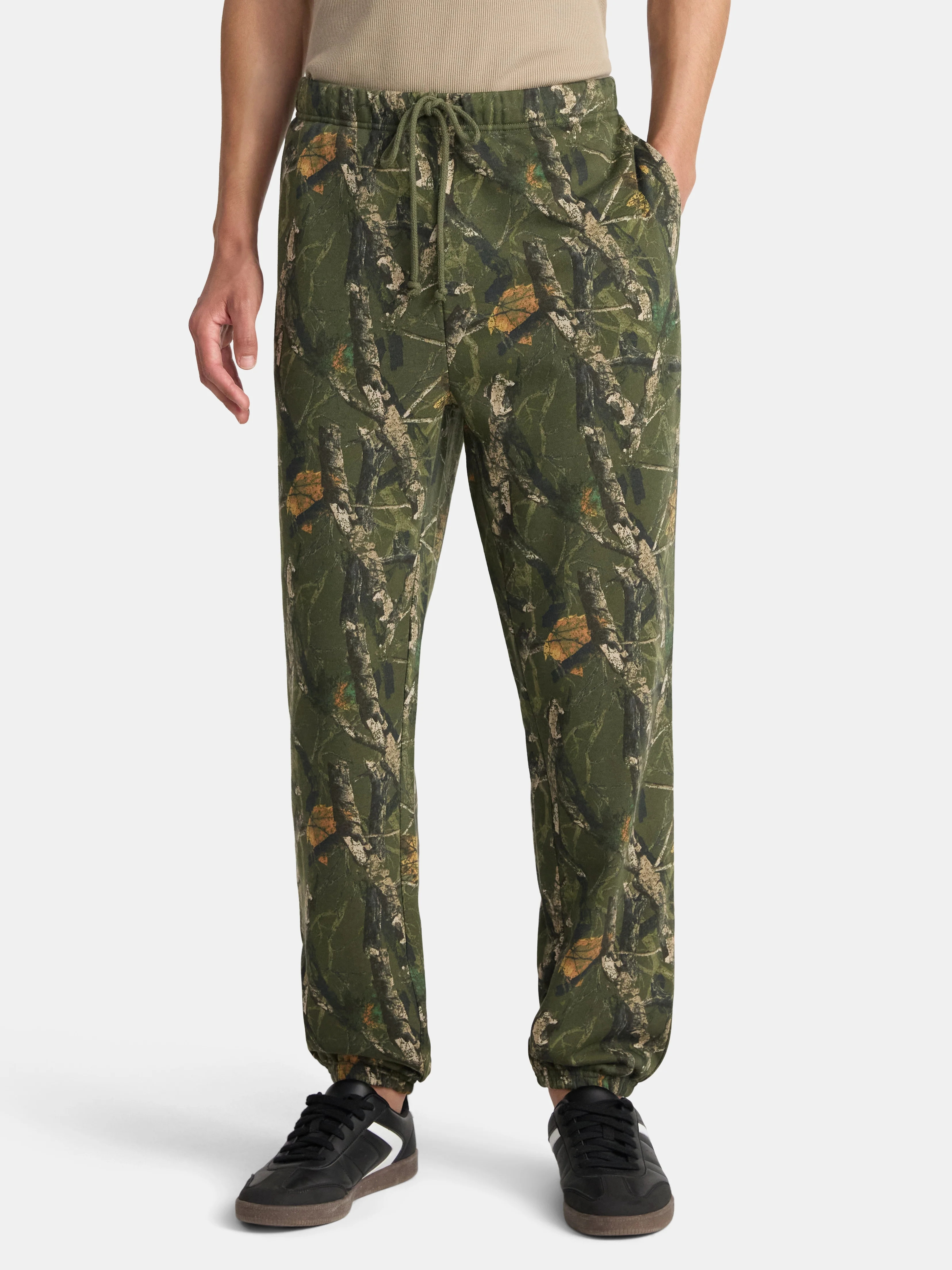 No Boundaries All Gender Soft Fleece Jogger Pants, 30" Inseam, Men's and Big Men's | Walmart (US)