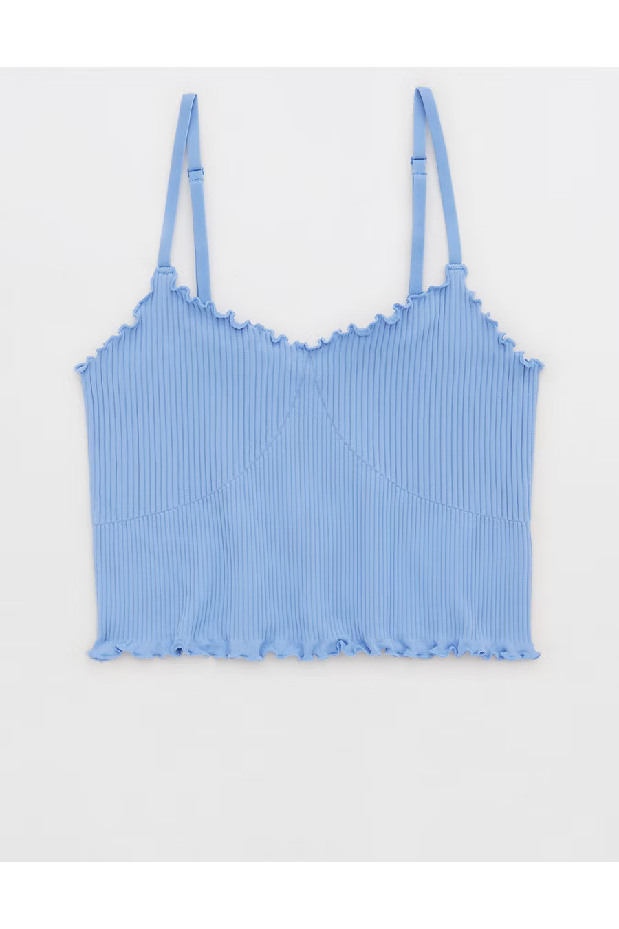 Aerie Seamless Rib Corset Bra Top | Aerie