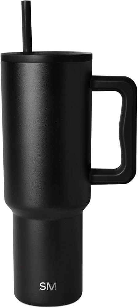 Simple Modern 40 oz Trek Tumbler with Handle and Straw Lid | Cup Holder Friendly Insulated Stainl... | Amazon (US)