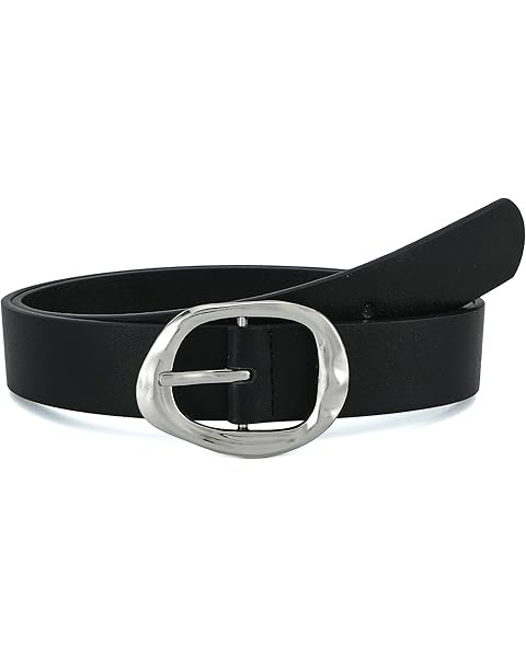 WHIPPY Leather Belt for Women Casual Waist Belt with Gold Buckle Fashion Ladies Belt for Jeans Pa... | Amazon (US)