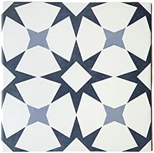 12x12 Calais Sky Pattern Ceramic Tile Wall Floor (8) | Amazon (US)
