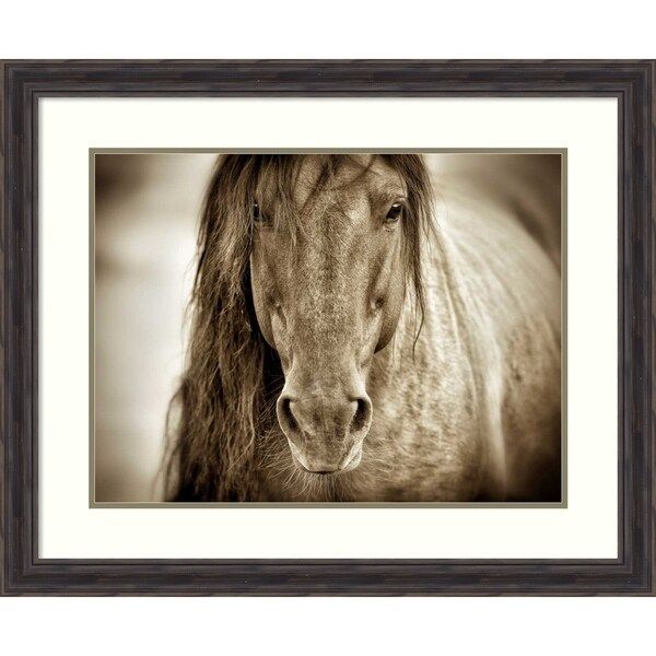 Framed Art Print 'Mustang Sally' by Lisa Dearing: Outer Size 33 x 27-inch | Bed Bath & Beyond