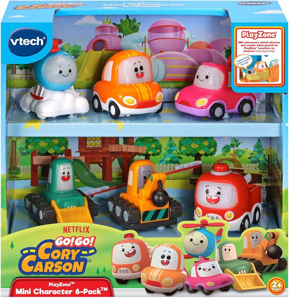 VTech Go! Go! Cory Carson PlayZone Mini Character 6-Pack, Multicolor | Amazon (US)