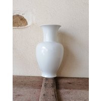 White Porcelain Vase, 60S, Vintage, Urban Interior Decoration, Modern Mid-Century, Minimalist, Shabb | Etsy (US)