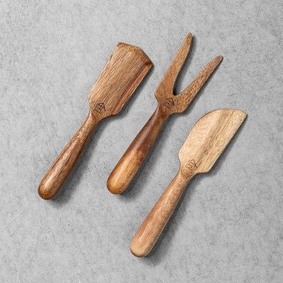3pc Acacia Cheese Kitchen Tools - Hearth & Hand™ with Magnolia | Target