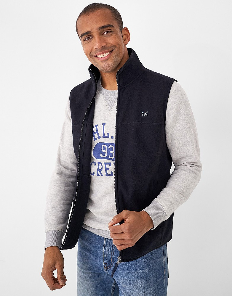 Men's Aldringham Fleece Gilet from Crew Clothing Company | Crew Clothing (UK)