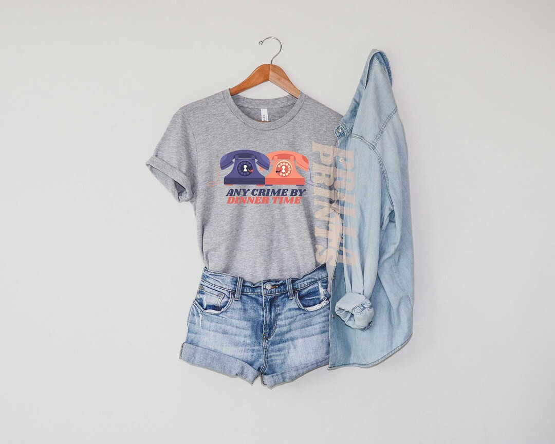 Olsen & Olsen Mystery Agency Any Crime by Dinner Time Cute 90s Unisex Jersey Short Sleeve Tee - E... | Etsy (US)