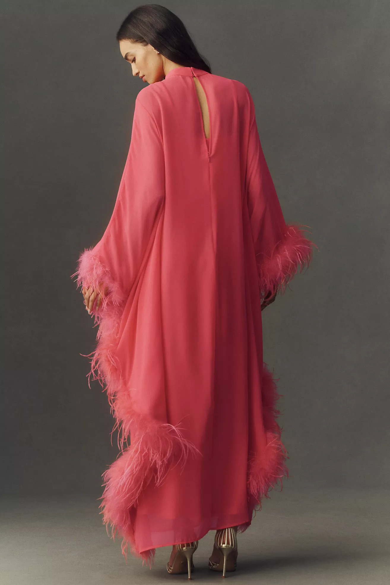 Hutch Feathered Kaftan | Anthropologie (US)