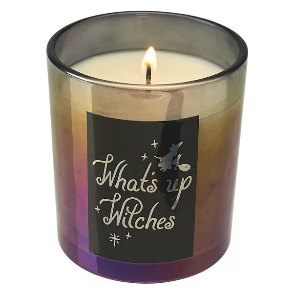 Celebrate Together™ Halloween Green Iridescent Halloween Pumpking Spice Candle | Kohl's