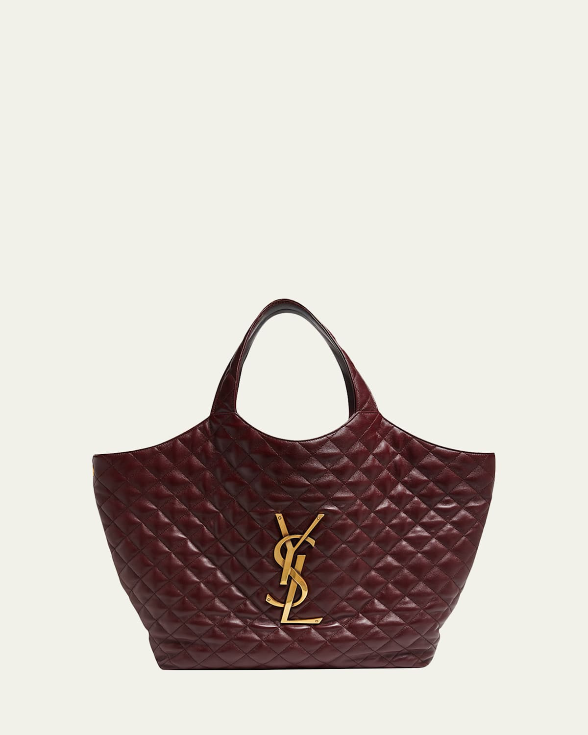 Maxi Quilted Lambskin Shopping Tote Bag | Bergdorf Goodman