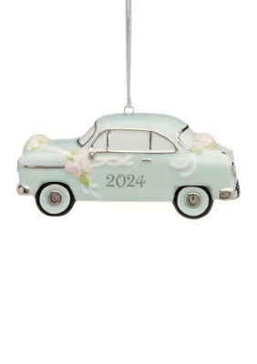 Lenox 2024 Just Married Vintage Car Ornament, White | Belk