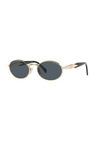 Prada Round Sunglasses in Pale Gold from Revolve.com | Revolve Clothing (Global)