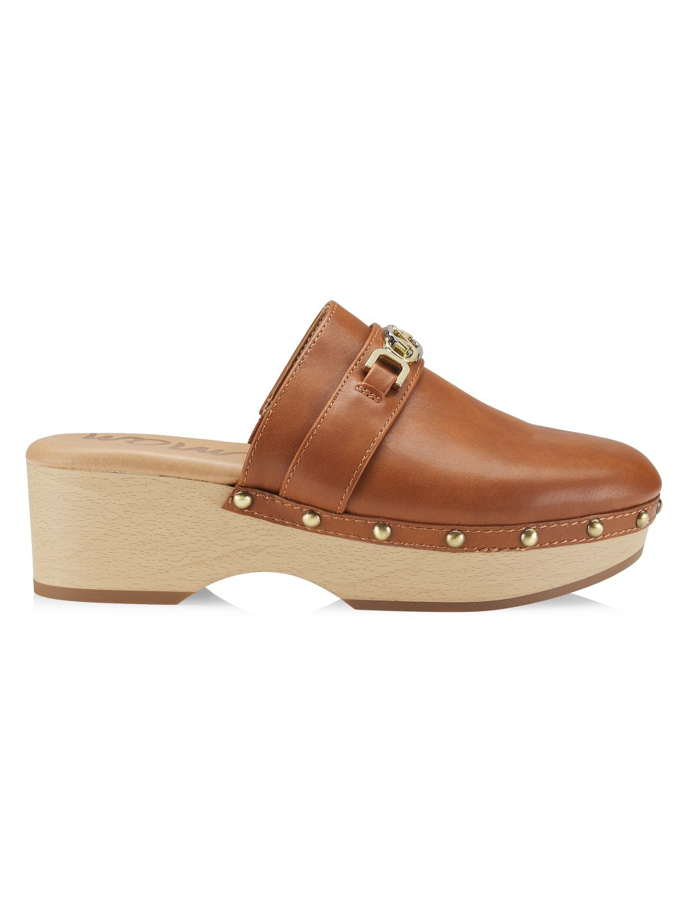 Women's Kaye Faux Leather Clogs - Dark Bourbon - Size 7 | Saks Fifth Avenue