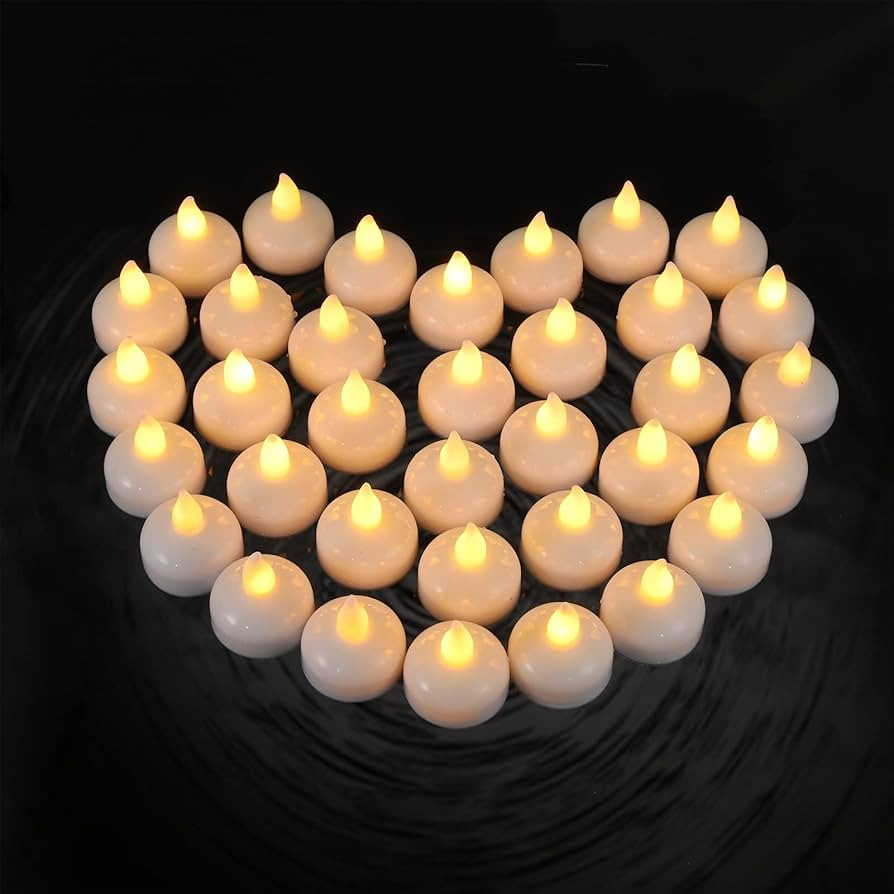 36 Pcs Flameless Floating Candles Waterproof Floating Tealights Candles LED Tea Lights Battery Op... | Amazon (US)