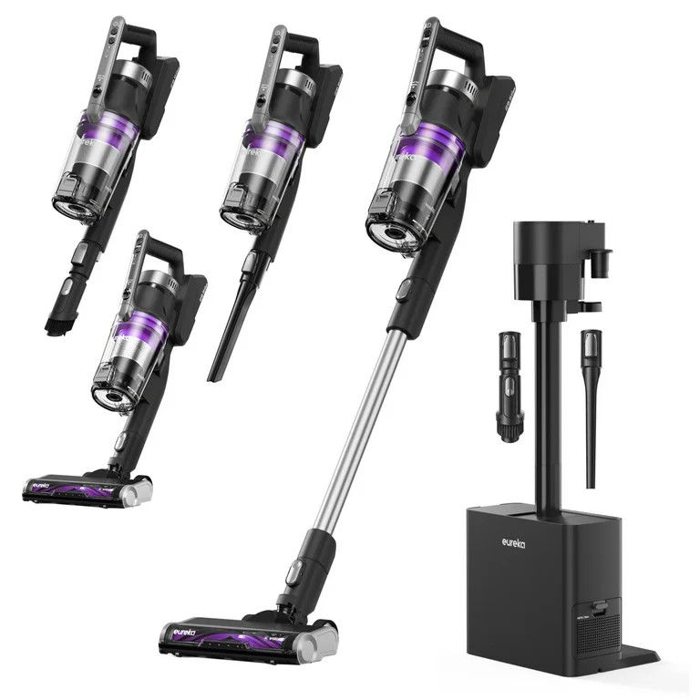 Eureka NEC490SE Stylus Elite Anti-Tangle Cordless Stick Vacuum with Auto-Emptying Dust Station | Walmart (US)