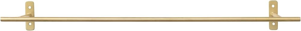 Creative Co-Op Modern Metal Hanging Bar, Matte Brass Finish | Amazon (US)