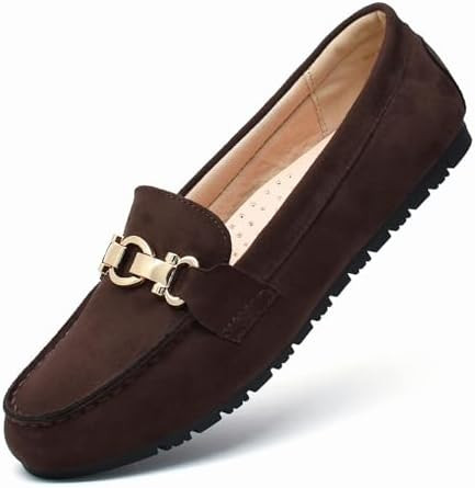 Loafers for Women Business Casual Shoes Comfortable & Lightweight Penny Loafers Slip On Work Flat... | Amazon (US)