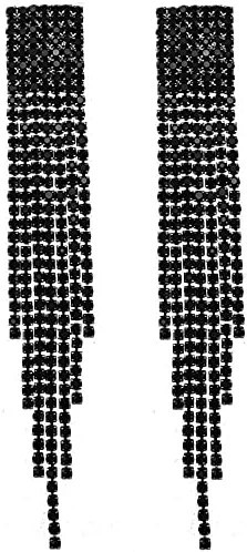 Mlouye Long Tassel Earrings Fringe for Women 3.8" L Dangling Chain Statement Dangle Drop Earring ... | Amazon (US)