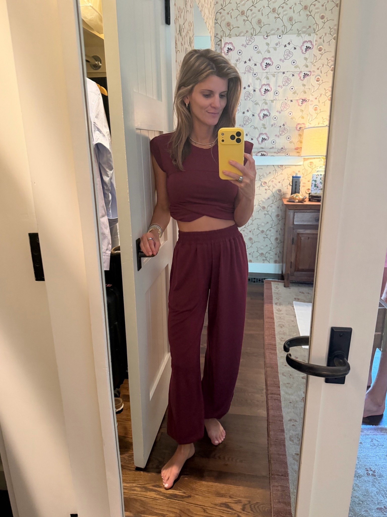 Amazon burgundy lounge set