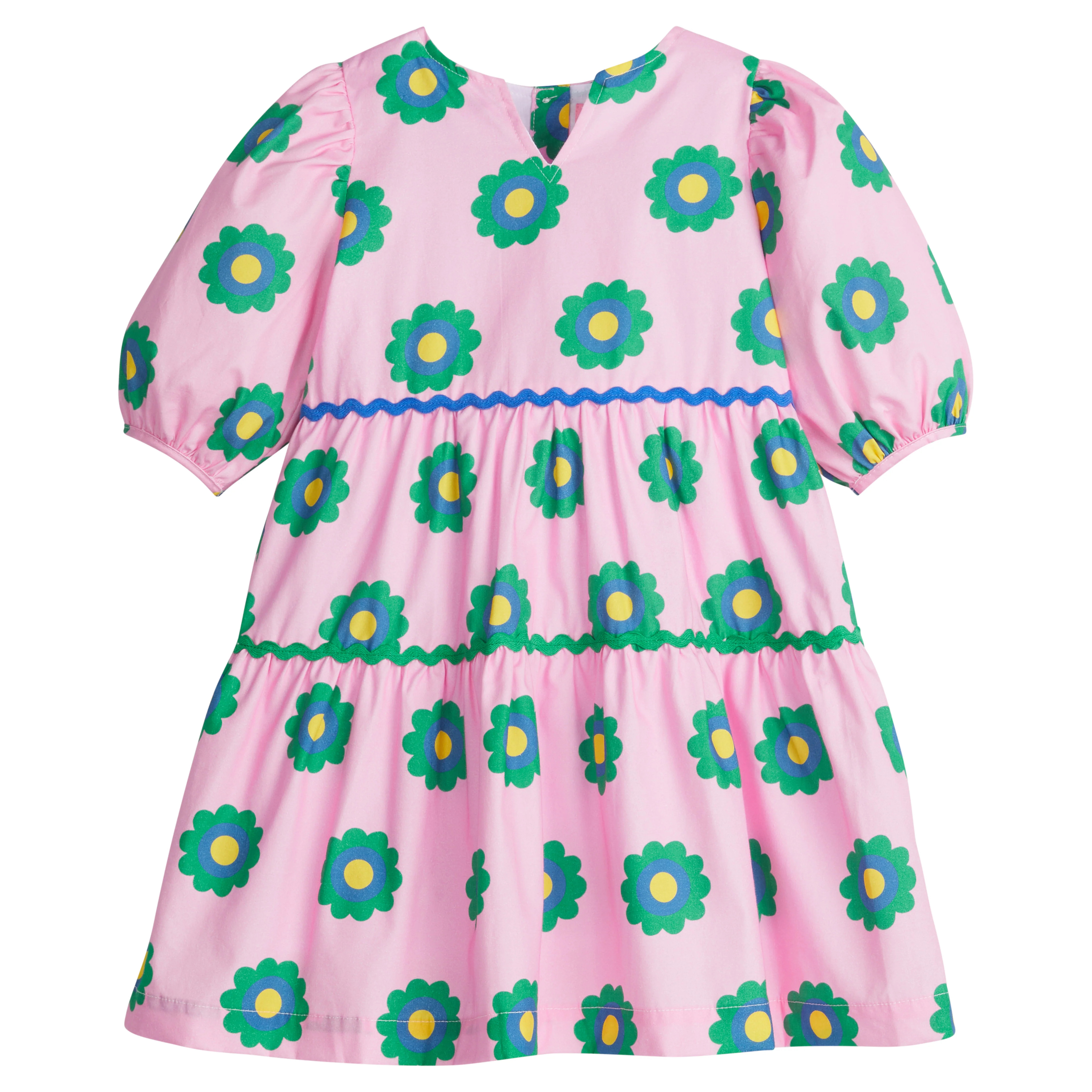 Madaket Dress - Poppy Floral Pink | BISBY Kids