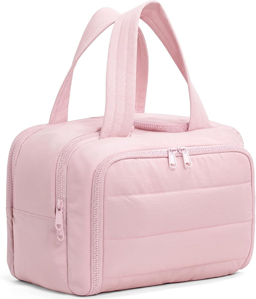 Travel Toiletry Bag: \u200b\u200b Large Capacity, 4 Compartments, Wet/Dry Separation, Ultra-Soft ... | Amazon (US)