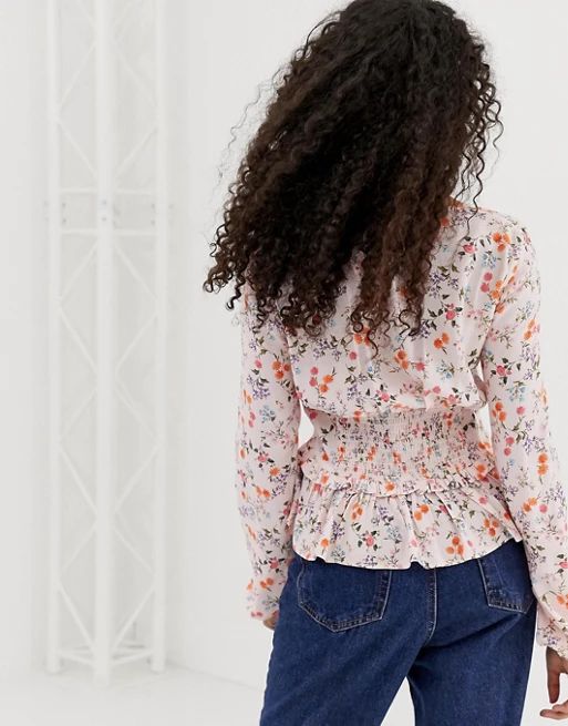 Nobody's Child smock top in vintage floral | ASOS US