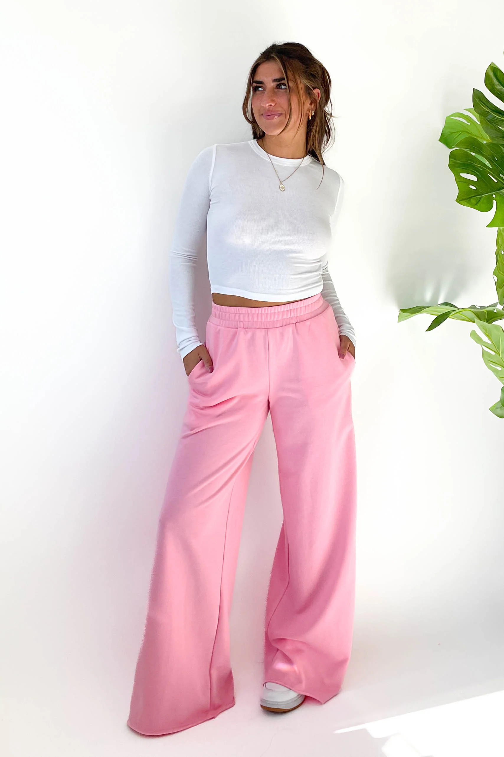 Seasons Change Sweatpants in Bubblegum | Grey Bandit