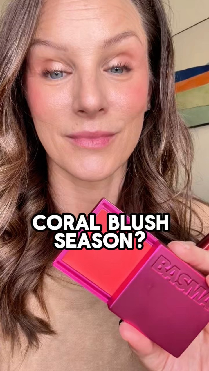 Basma Beauty Cream Blush in Pink Yet Coral is such a fun, bold pop of color for the cheeks. The Basma Beauty Cream Blush has a balm-like texture that melts into the skin, and this shade can be worn soft or built up for a brighter look. It blends easily, lasts all day on me, and doesn’t cling to dry patches. If you want a vibrant, summery blush that still looks natural on the skin, this is a good one.
.

#basmabeauty #cleanbeauty #creamblush #blushbalm #beautyover40

#LTKBeauty #LTKOver40
