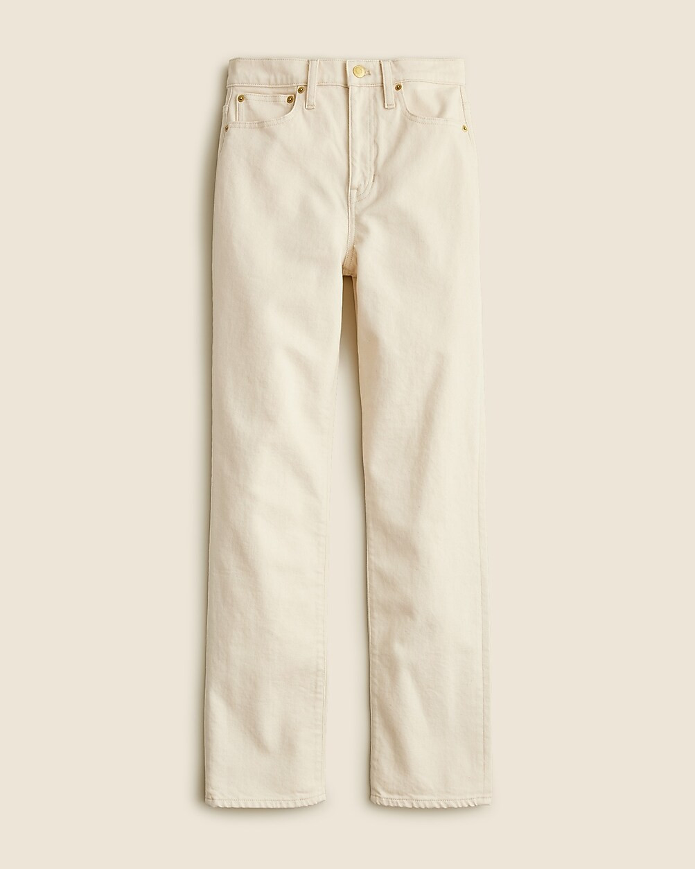 Classic straight jean in ecru | J. Crew US