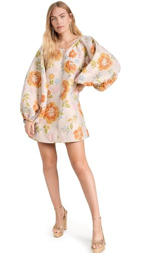 Arianne Elmy Women's Refresh Good Luck Dress, Refresh, Orange, Floral, XS | Amazon (US)