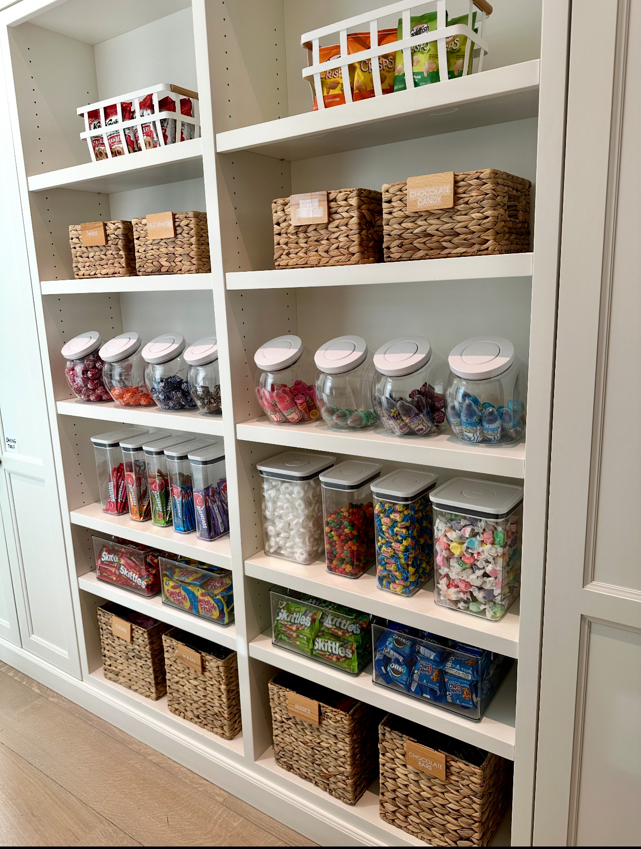 Grandma to 22 grandkids and this was her wish.  To have an epic candy station! Here are the products we used to make it beautiful!  #thetracyway #organizedcandy 

 #LTKHome #LTKFamily