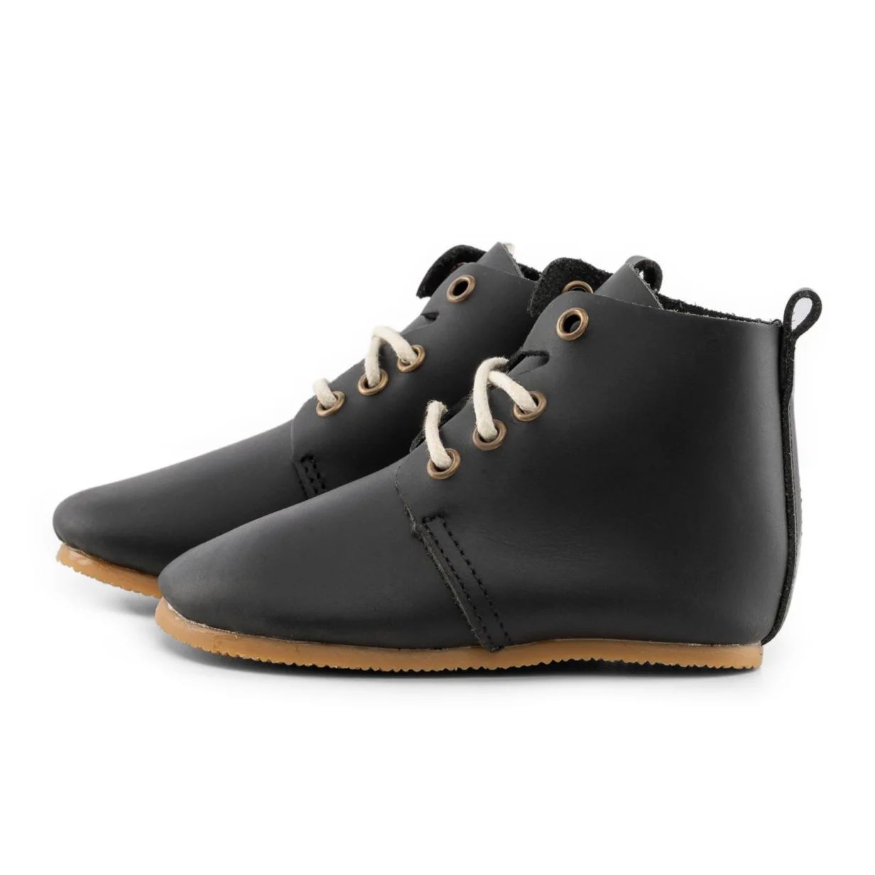 Black - High Top Oxfords - Hard Sole | Piper Finn