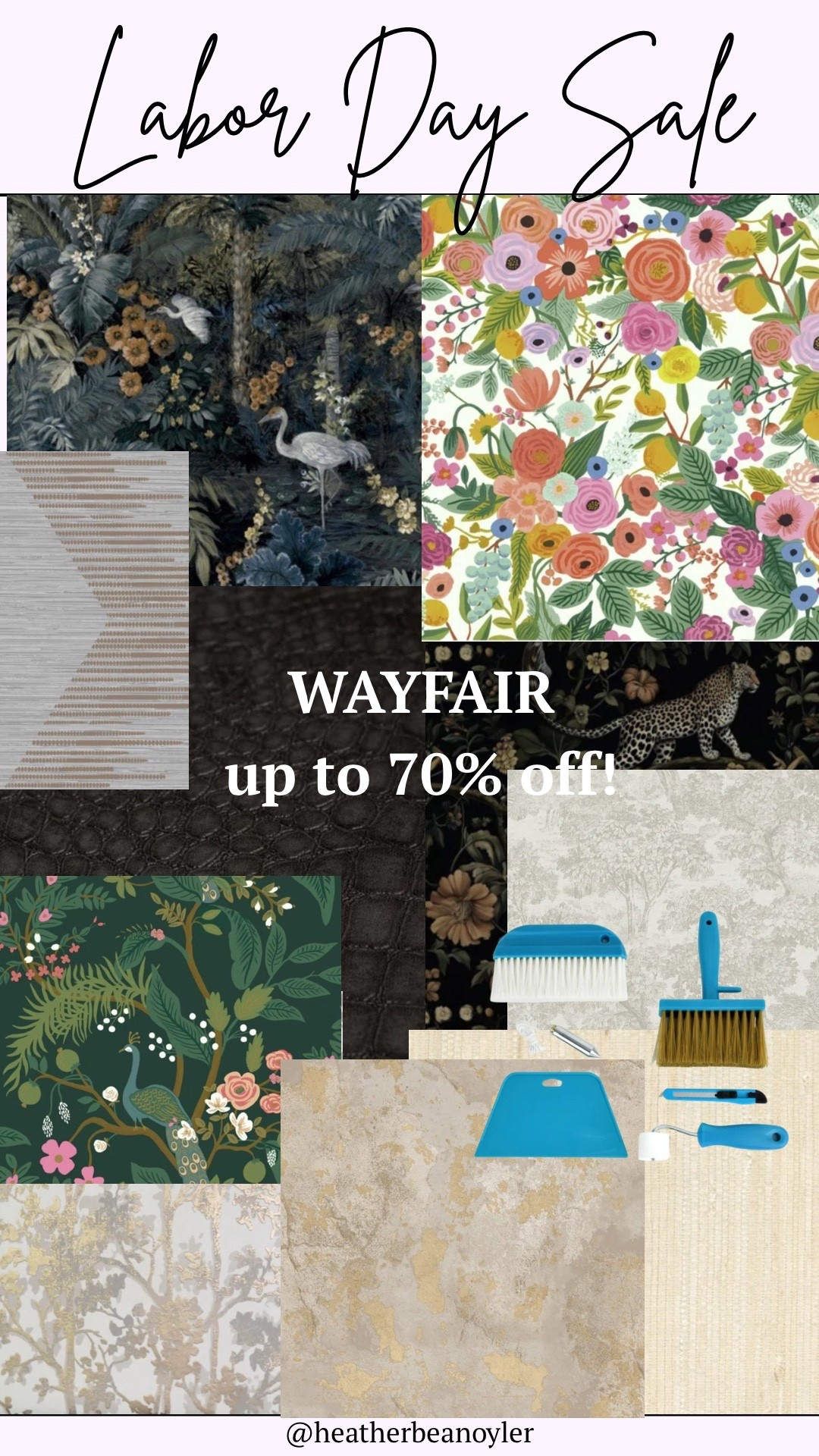Wayfair Labor Day /Long Weekend Sale up to 70% off! Wallpaper inspo! So many awesome ones to choose from!

#LTKHome