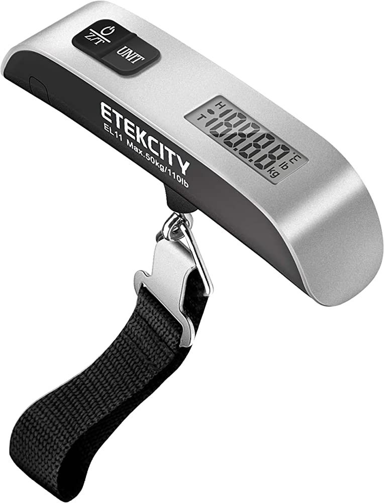 Etekcity Luggage Scale, Digital Weight Scales for Travel Accessories Essentials Suitcases , Porta... | Amazon (US)