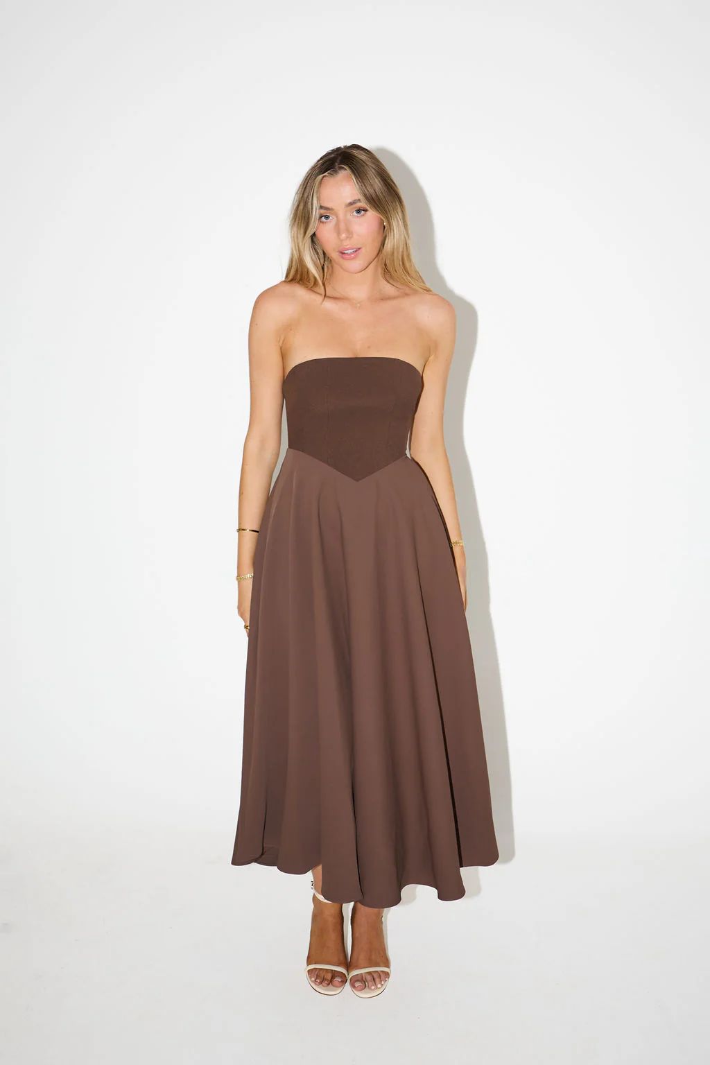 The Ultimate Muse Strapless Midi Dress | Odd Muse