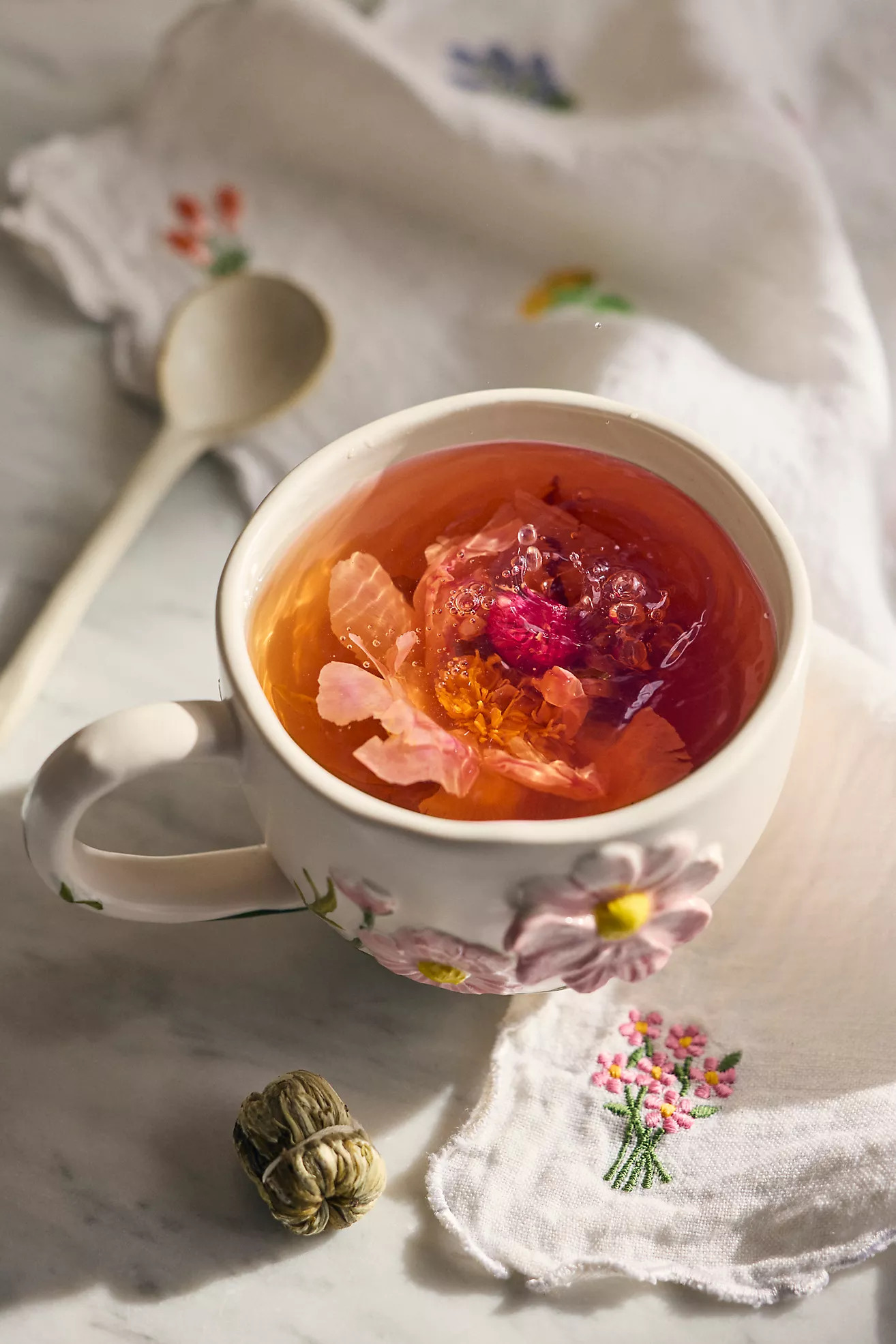 Flower of the Month Stoneware Mug | Anthropologie (US)