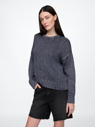 100% Cotton Relaxed Sweater | Gap (US)