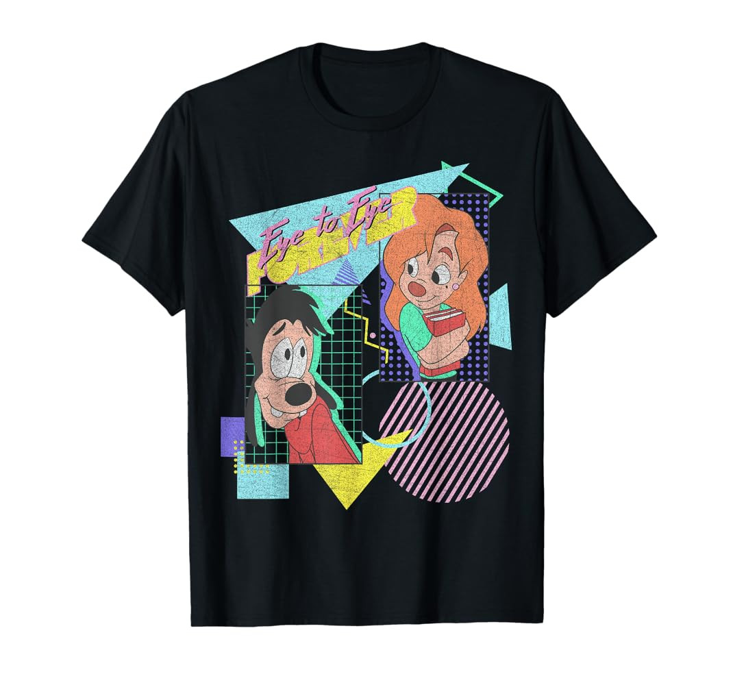 Disney A Goofy Movie Max & Roxanne Eye To Eye Forever T-Shirt | Amazon (US)