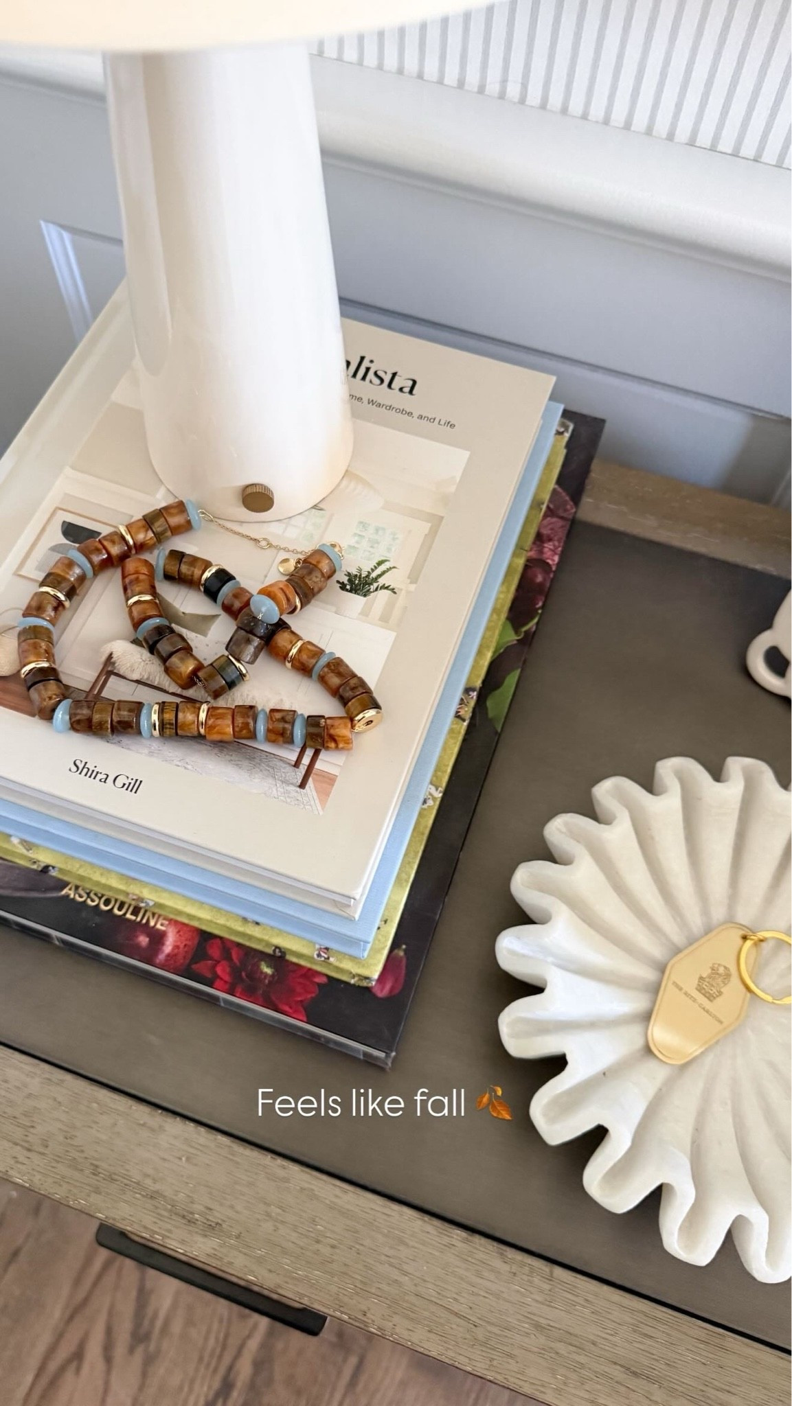 Fall entryway on a Saturday morning 🍂

This cordless lamp fits in any corner, I have two of these marble dishes that we use as catchalls and the fall necklace I’ve been wearing on repeat

#LTKHome #LTKmorningroutine #LTKSeasonal