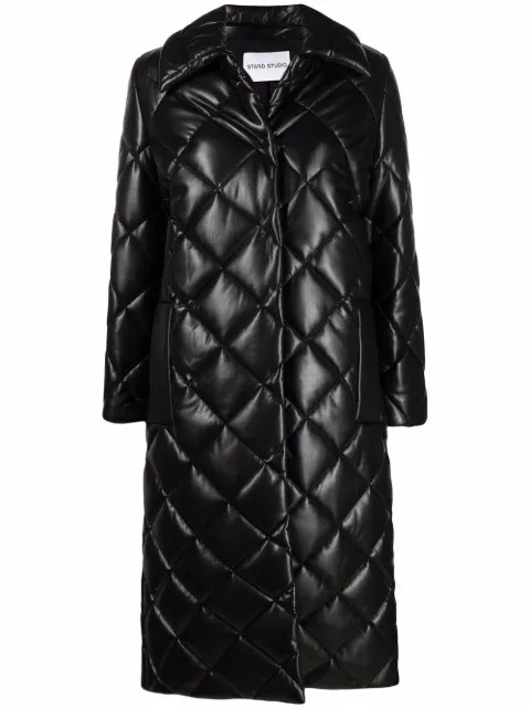 Dorothea diamond-quilted coat | Farfetch (US)