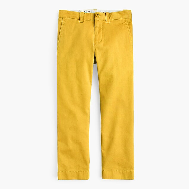 Boys' stretch chino pant in slim fit | J. Crew US