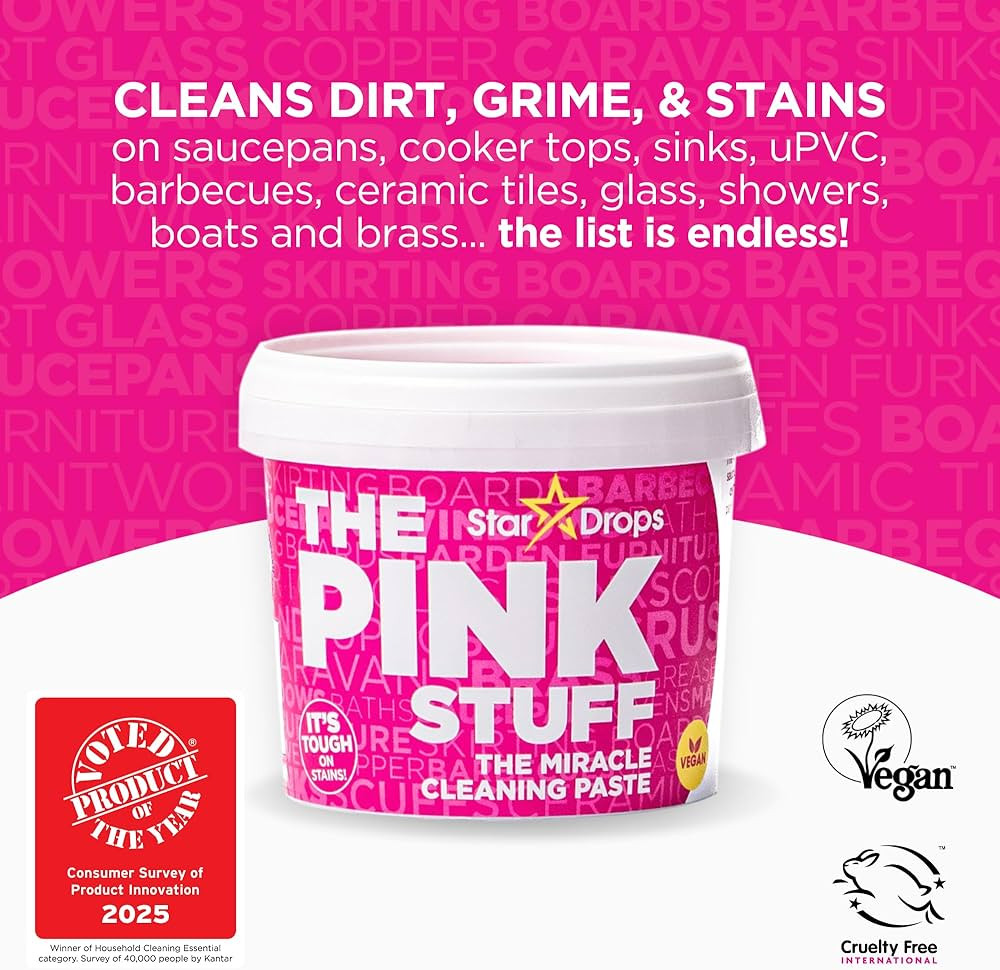 Stardrops The Pink Stuff Miracle Cleaning Paste – All Purpose Cleaner for Kitchens, Bathrooms &... | Amazon (US)