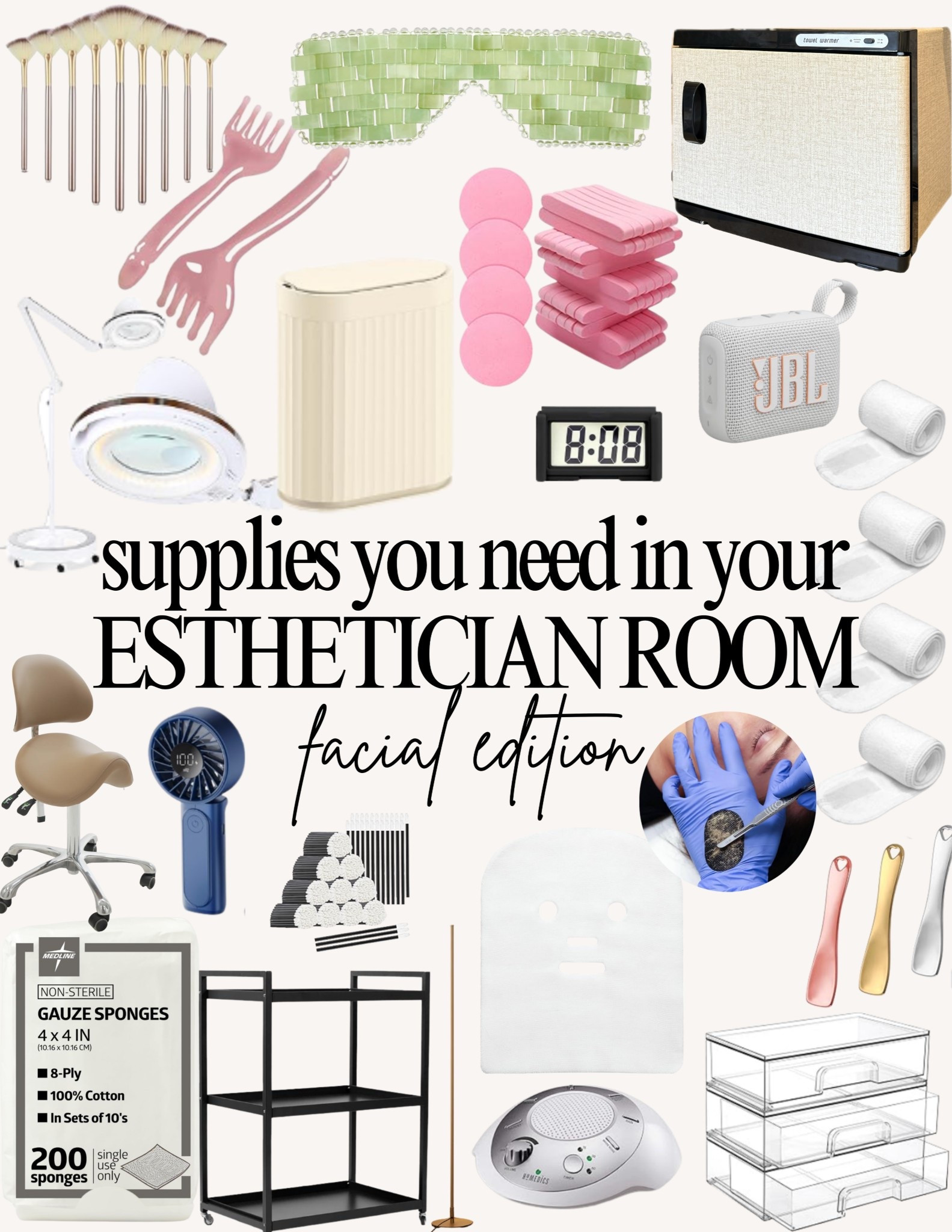 esthetician supplies | esthetician treatment room

#LTKBeauty