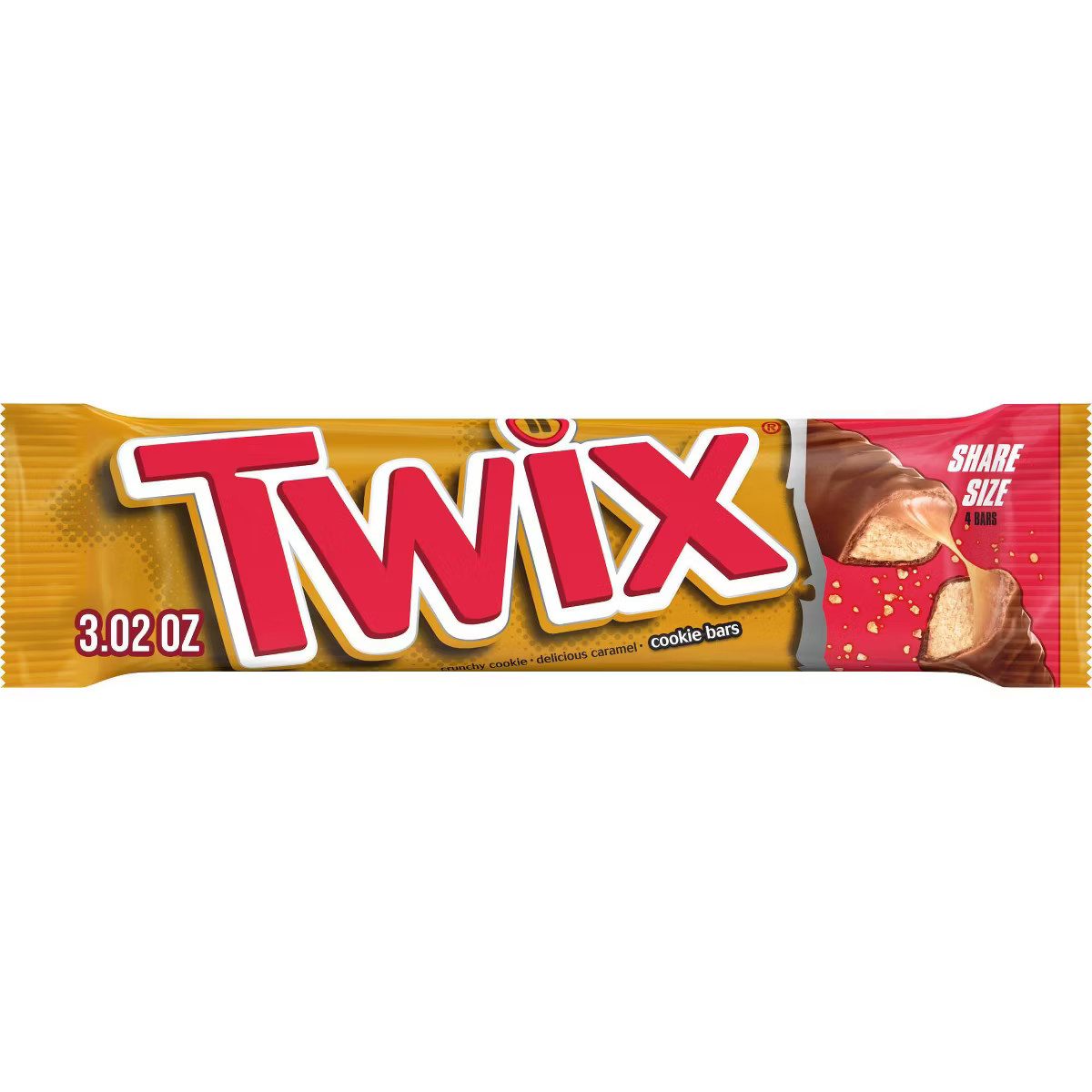 Twix Chocolate Caramel Candy Cookie Bars  Sharing Size - 3.02oz | Target