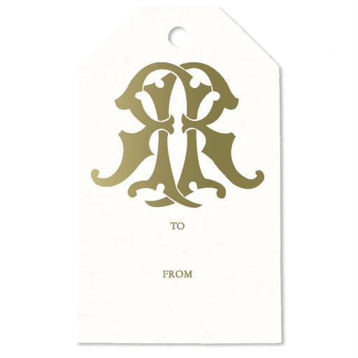 1-Letter Monogrammed Gift Tag | Emily McCarthy