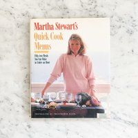 Martha Stewart's Quick Cook Menus 1988. Vintage Stewart Cookbook Hardcover. 1980S Gift For Newlyweds | Etsy (US)