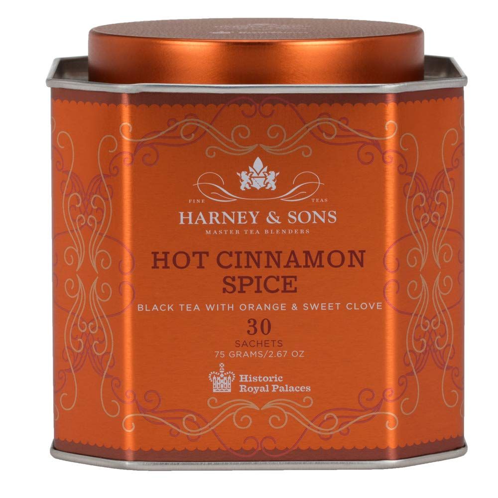 Harney & Sons Hot Cinnamon Spice Tea Tin - Black Tea with Orange & Sweet Clove - 2.67 Ounces, 30 ... | Amazon (US)