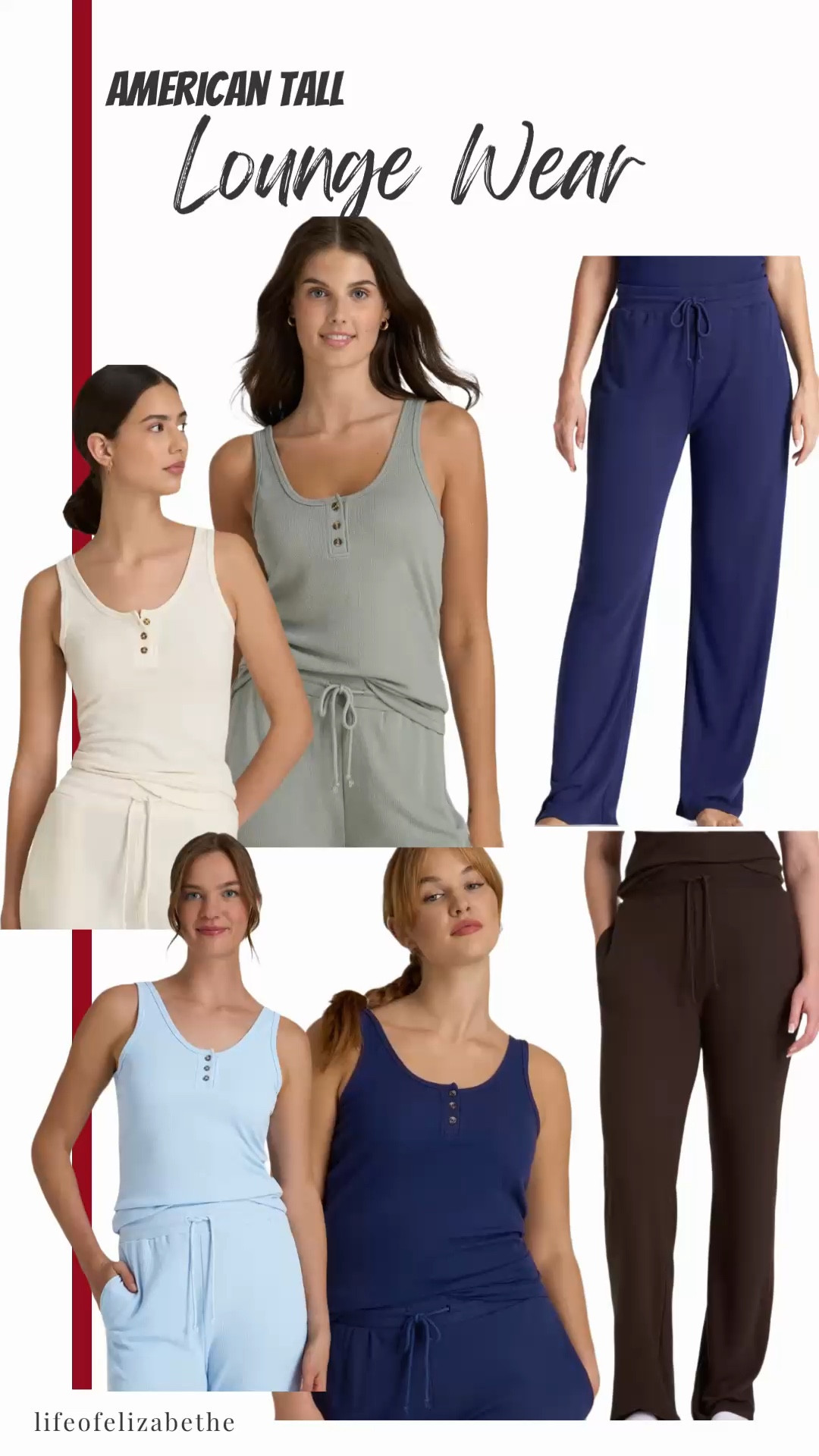 Tall loungewear. Wear size large and XL

#LTKMidsize #LTKTall #LTKOver40