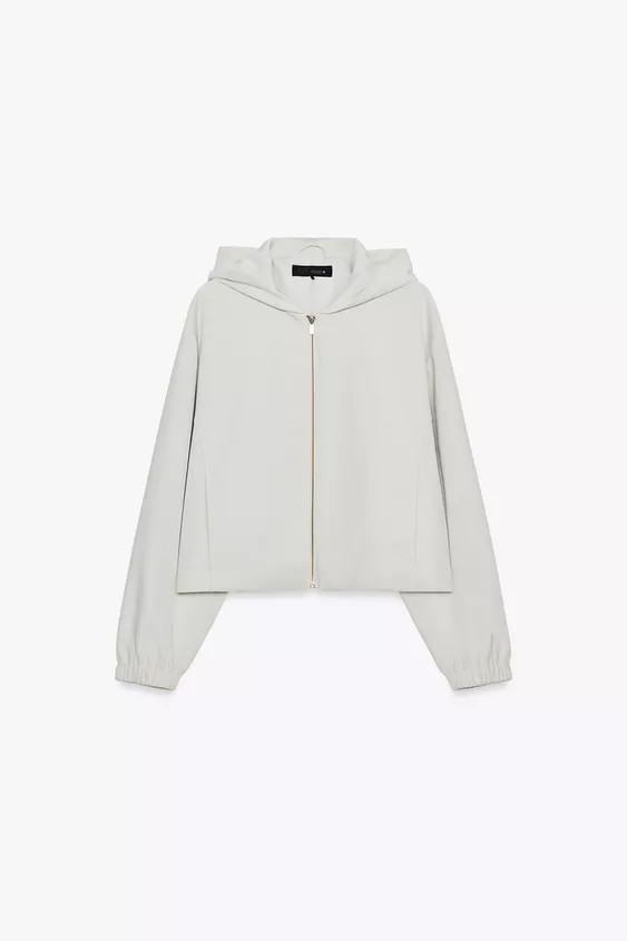 HOODED BOMBER JACKET | Zara UK
