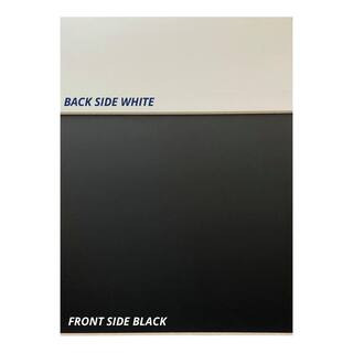 3/16 in. 2 ft. x 4 ft. Black Chalk / White Marker MDF Board | The Home Depot